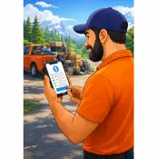 Receiving a junk removal price quote in Colorado after sending a photo