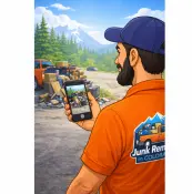 Sending a photo for junk removal in Colorado to get a quick cleanout quote