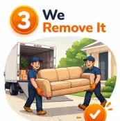 furniture removal in colorado crew removing couch and bulky furniture from home